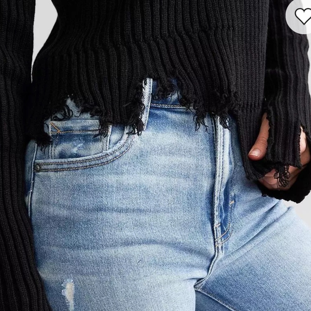 Guilded Intent Destructed Sweater Medium - image 3